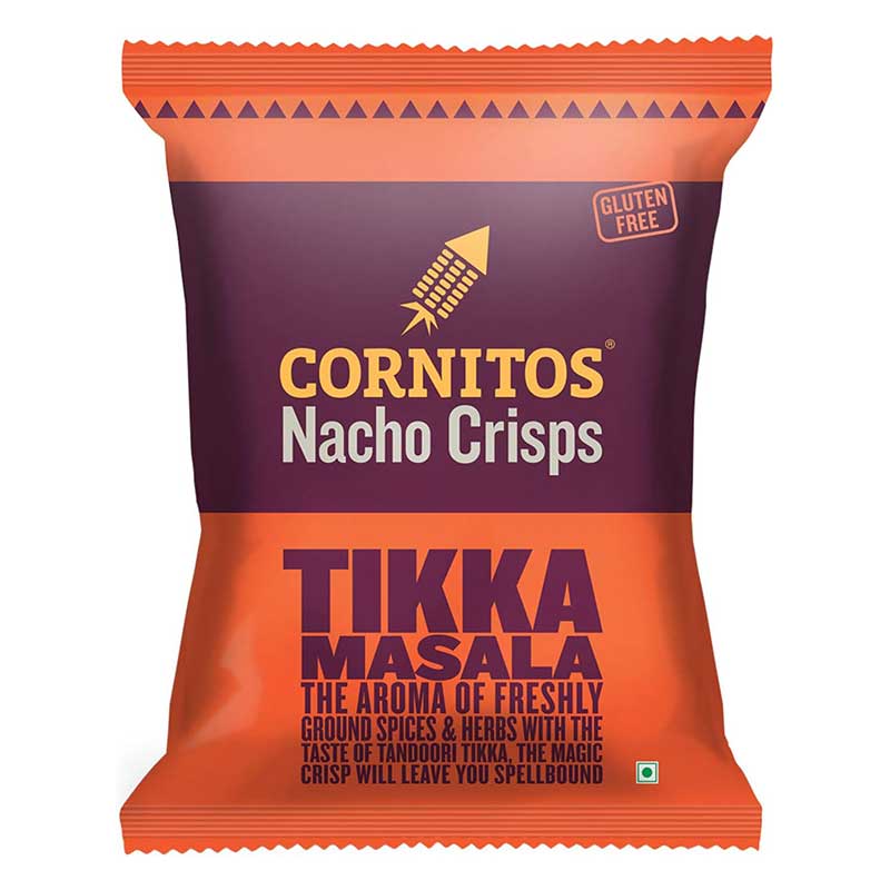 CORNITOS NACHO CRISPS TIKKA MSLA 150GM