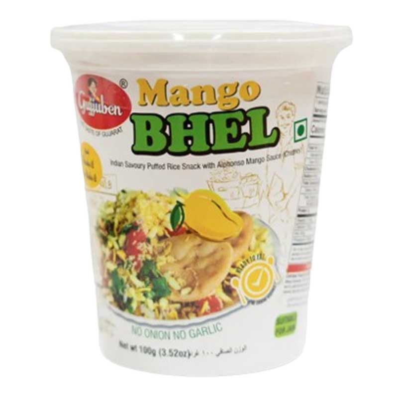 GUJJUBEN MANGO BHEL PURI CUP 100GM
