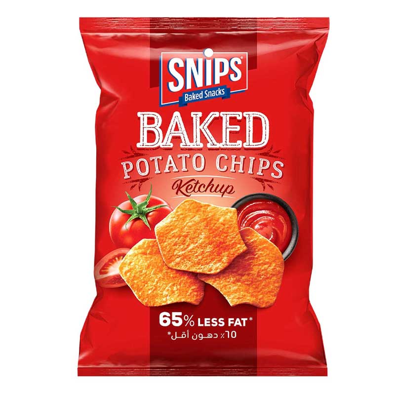 SNIPS POTATO CHIPS KETCHUP 150GM