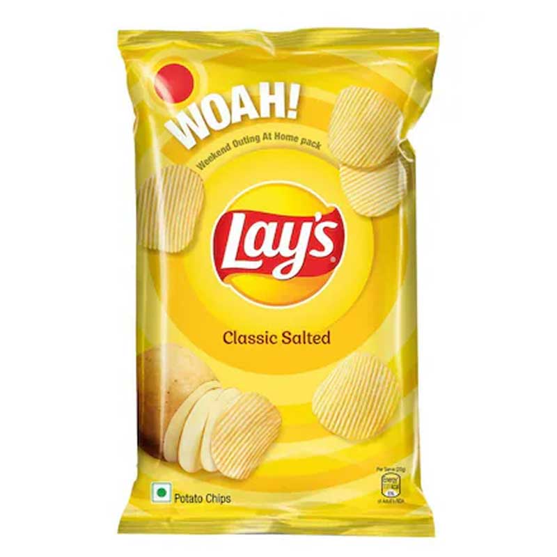 LAYS CLASSIC SALTED CHIPS 82GM