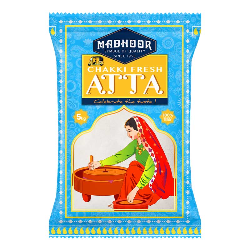 MADHOOR CHAKKI FRESH ATTA 5KG