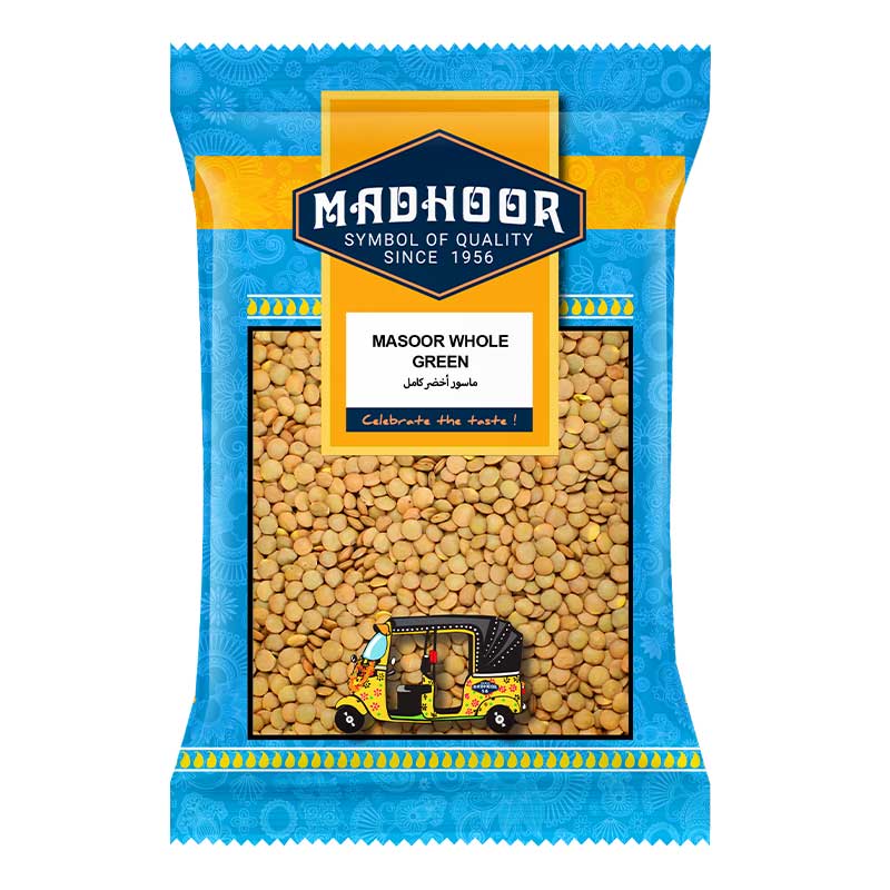 MASOOR WHOLE GREEN 500GM