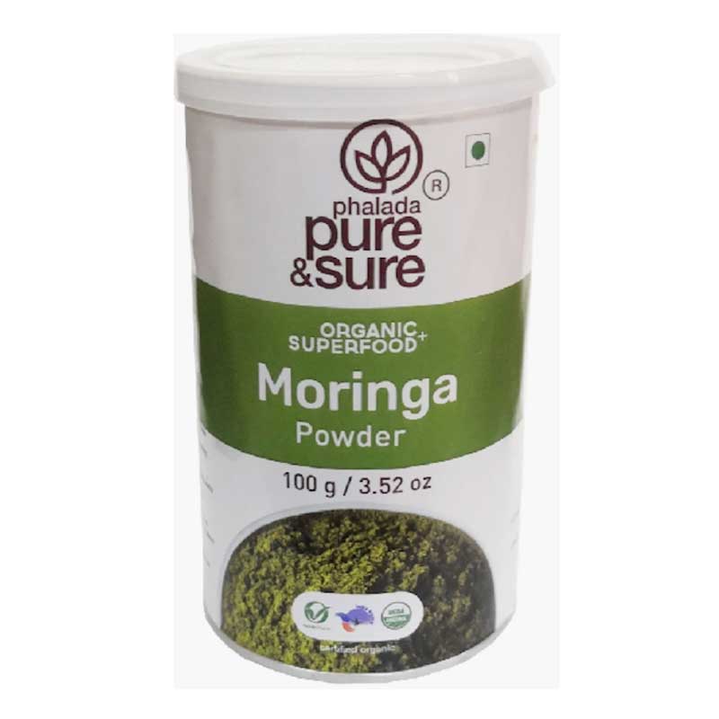 PURE &amp; SURE  ORGANIC MORINGA POWDER 100GM