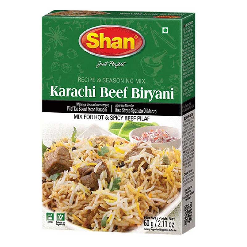 SHAN KARACHI BEEF BIRYANI MASALA 60GM