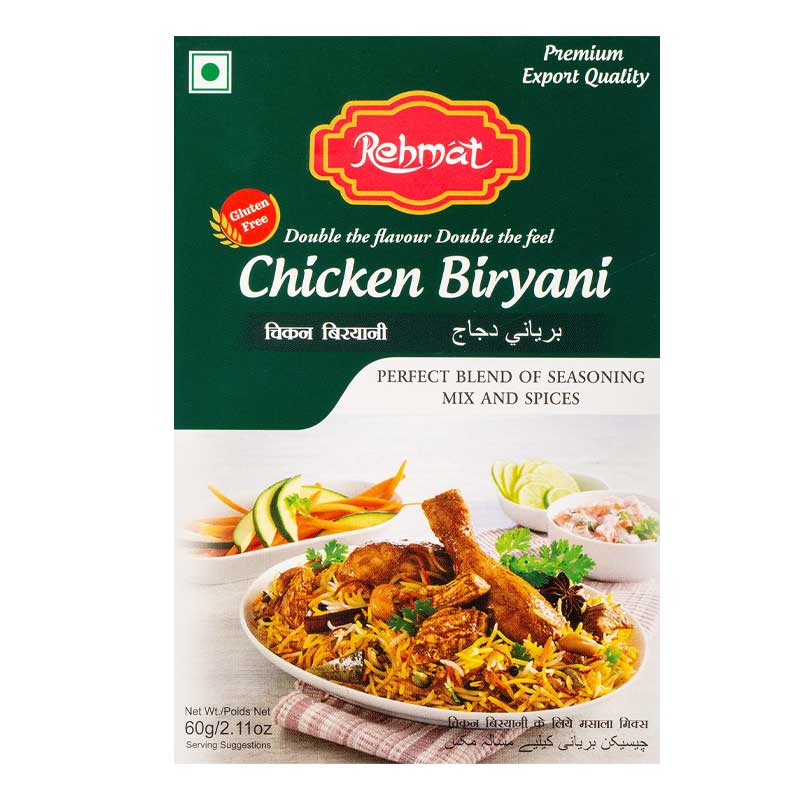 REHMAT MASALA CHKN BIRYANI 60GM