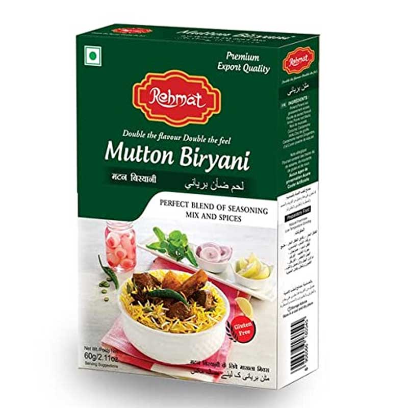 REHMAT MASALA MUTTON BIRYANI 60GM
