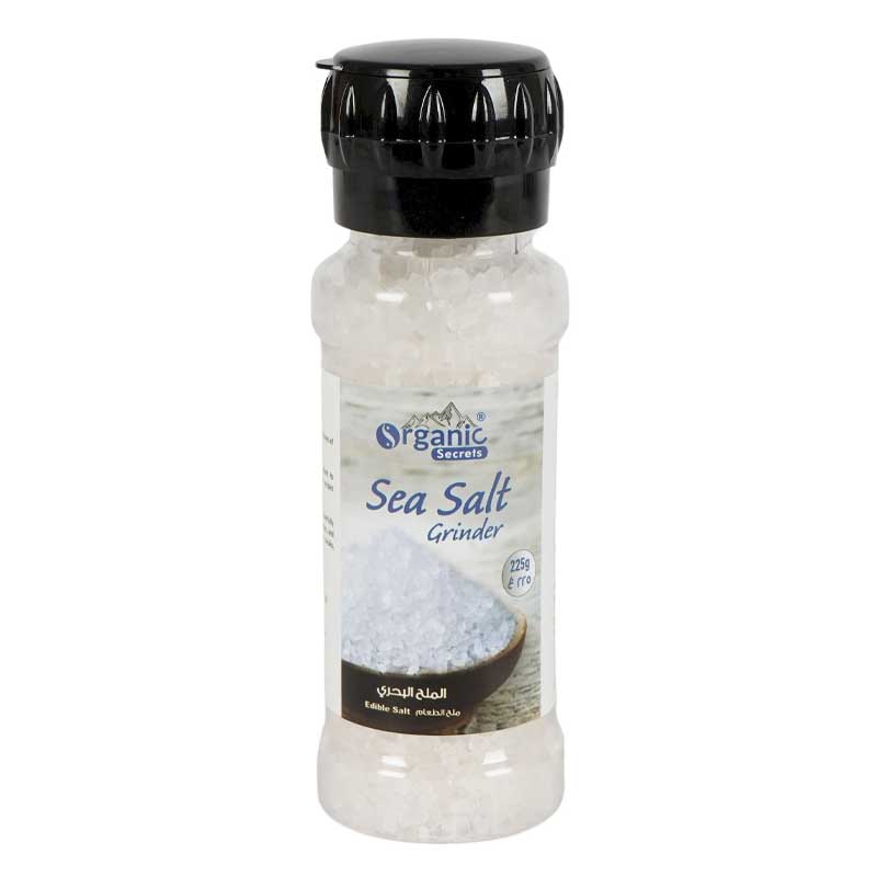 ORGANIC SECRETS SEA SALT GRNDR 250GM