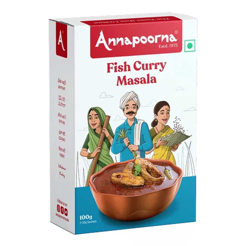 ANNAPOORNA FISH CURRY MASALA 100GM