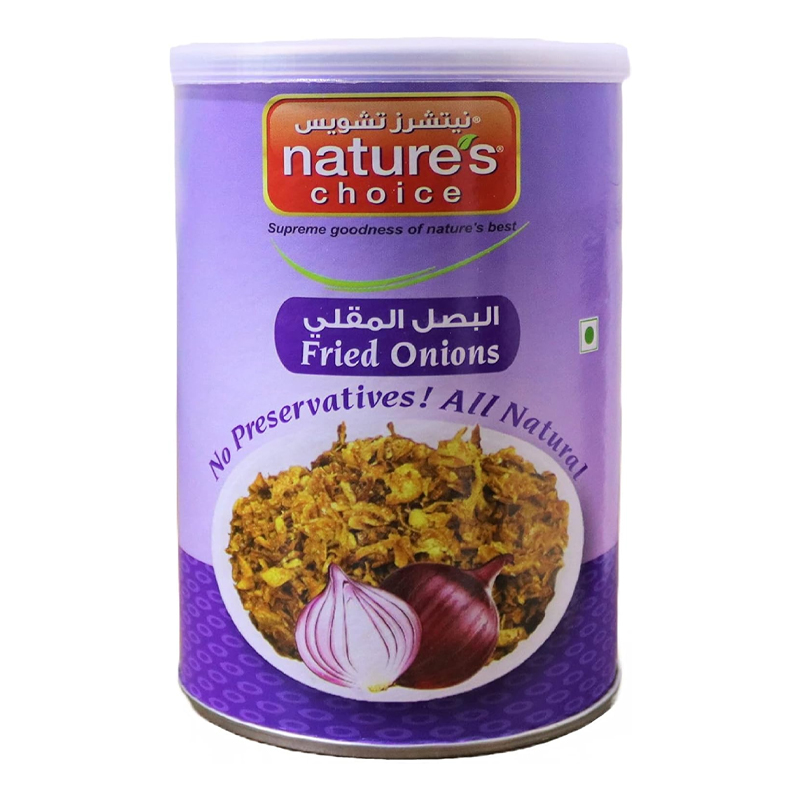 NATURES CHOICE FRIED ONION 100GM CAN