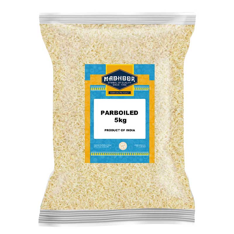 MADHOOR RICE PARBOILED 5KG