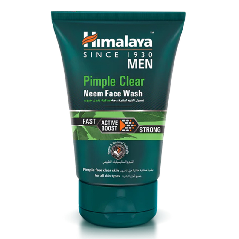 HIMALAYA PIMPLE CLEAR NEEM FACE WASH MENS 100ML