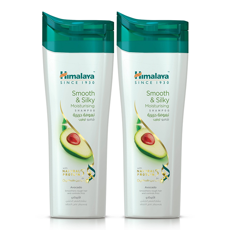 HIMALAYA SHAMPOO SMOOTH &amp; SILKY 2X400ML