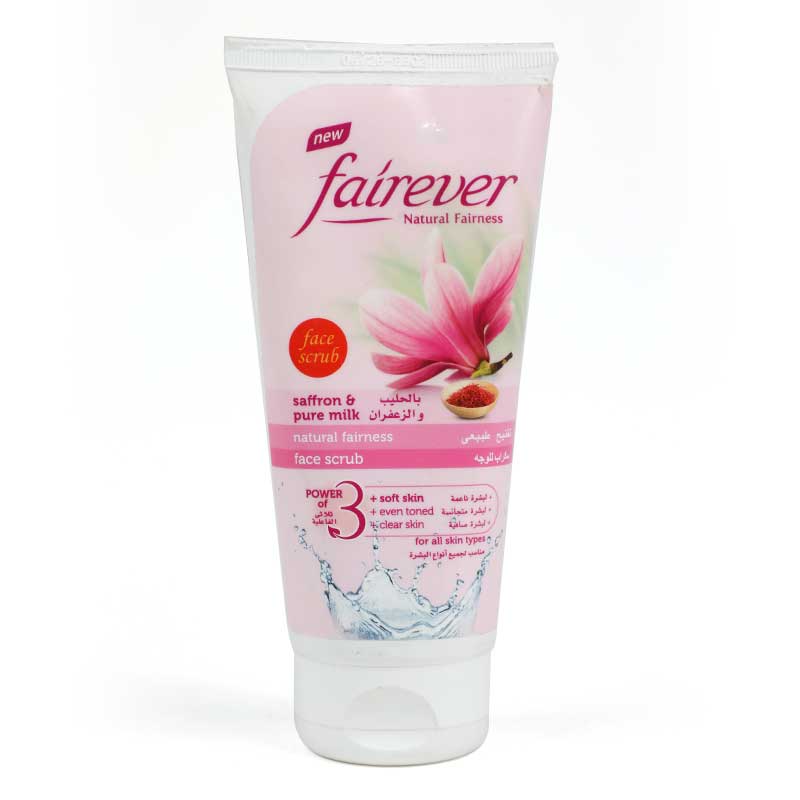 FAIR EVER FAIRNES SCRUB SAFFRON 150ML