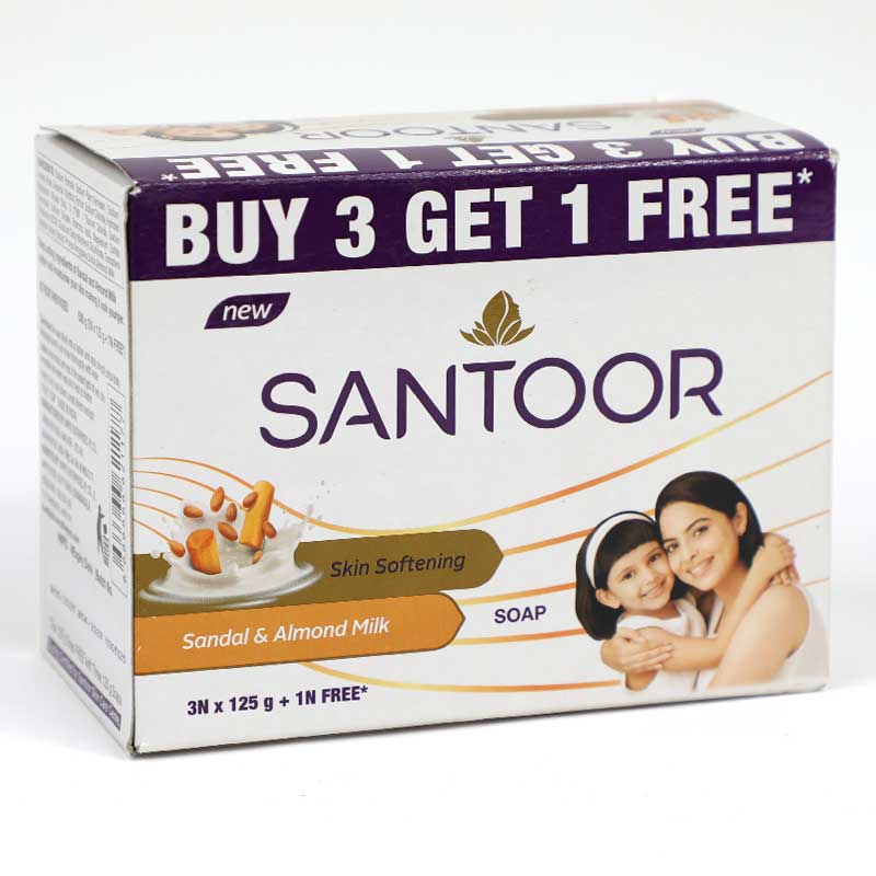SANTOOR SOAP WHITE 175 GM