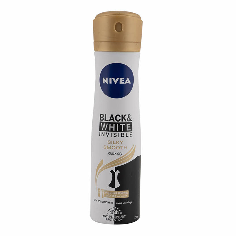NIVEA DEO SPRAY B/W SLKY SMTH 150ML