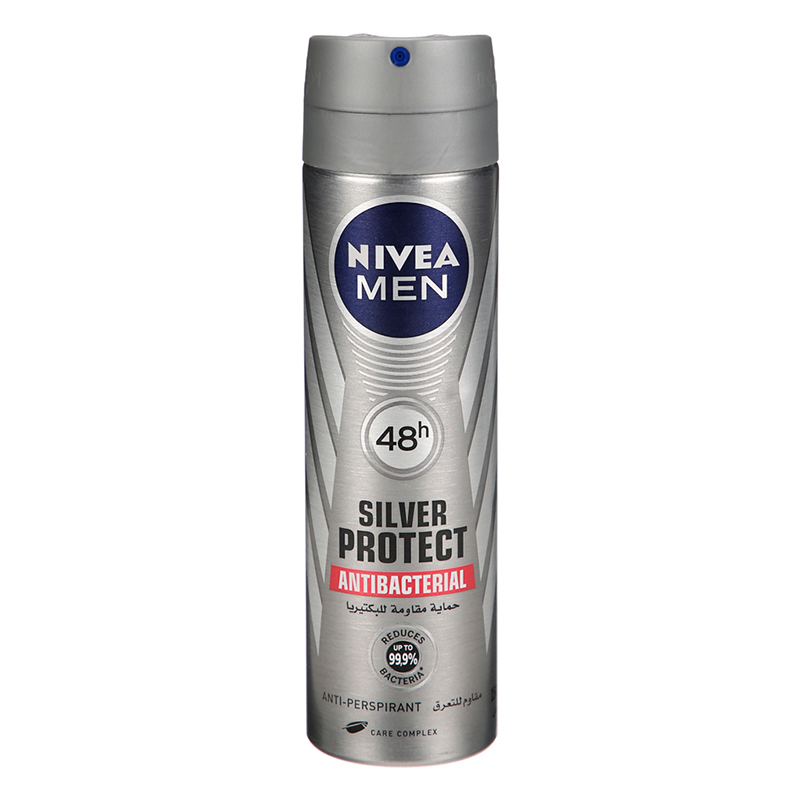 NIVEA DEO SPRAY SILVER PRTC MEN 150ML