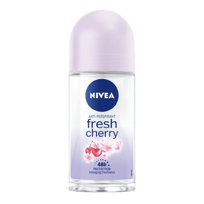 NIVEA FRESH CHERRY ANTIPERSPIRANT FOR WOMEN ROLL ON 50ML