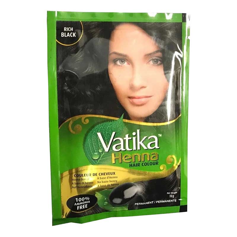 DABUR VATIKA HENNA HAIR COLOR NTRL BLACK10GM