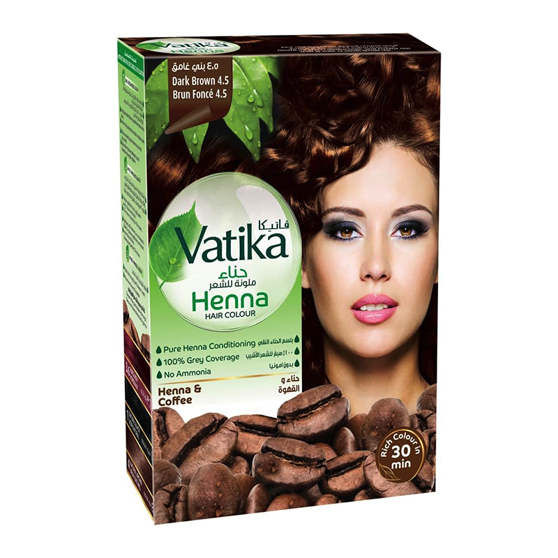 DABUR VATIKA HENNA HAIR COLOR DARK BRWN 10GM