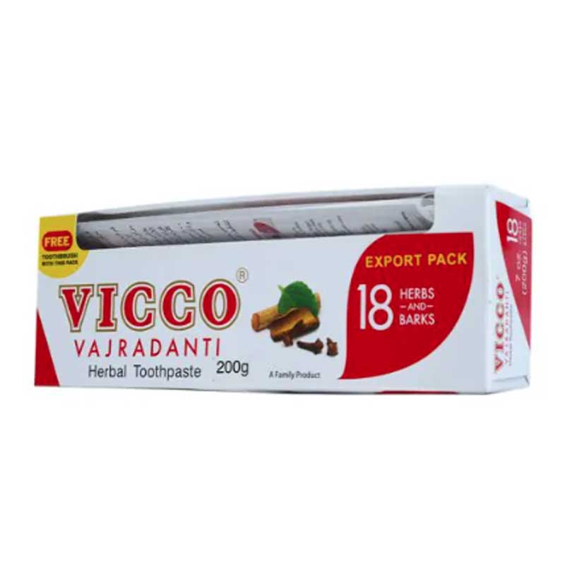 VICCO  TOOTH PASTE 200GM+BRUSH