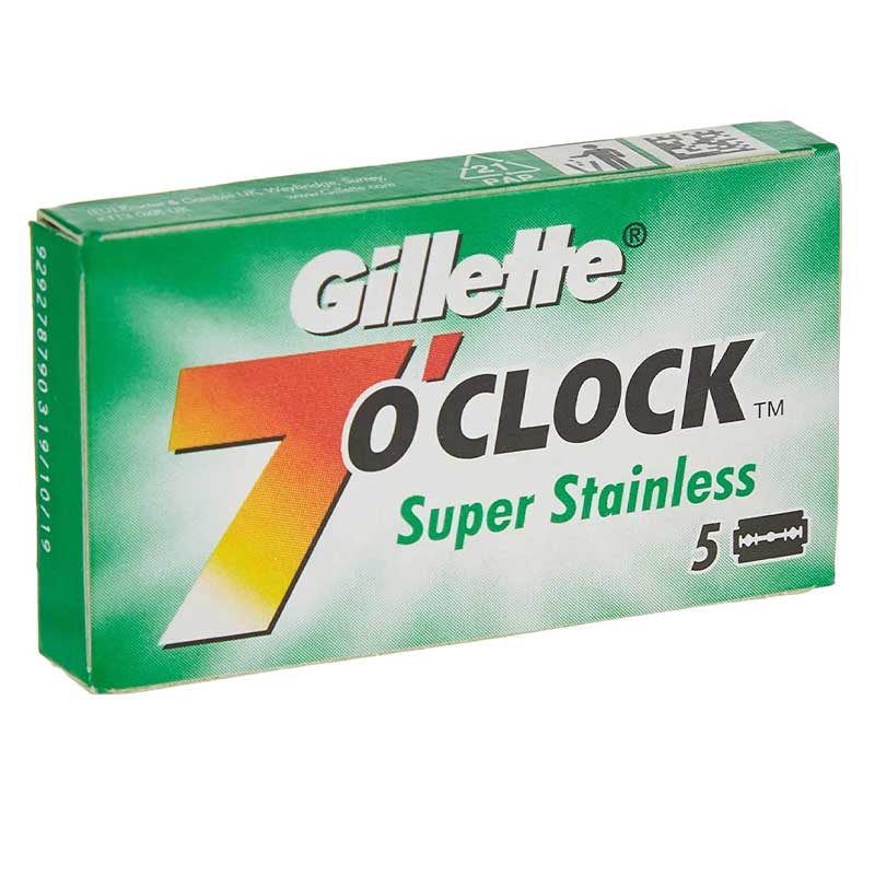 GILLETTE 7 O CLOCK BLADE 5S