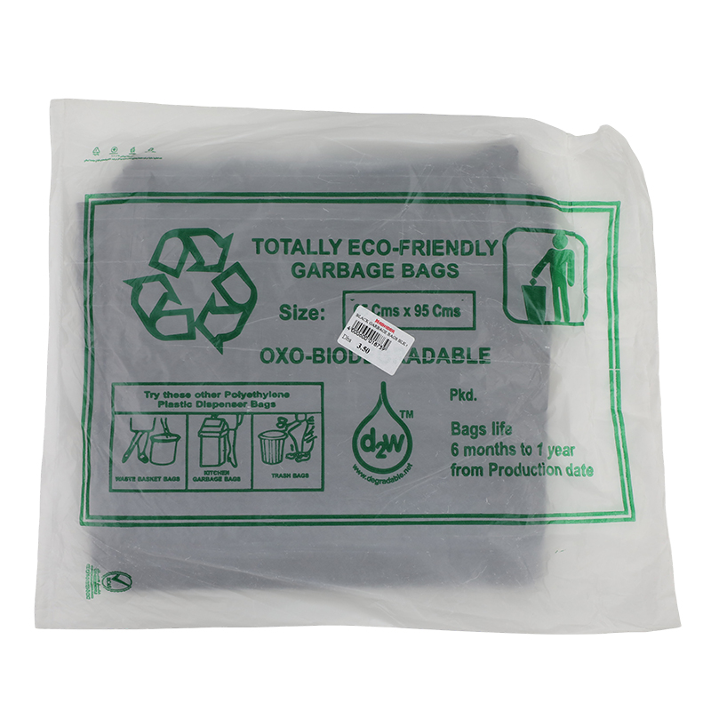 SAPNA BLACK GARBAGE BAGS BLK 65x95