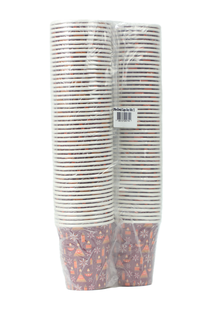SUNNY DIWALI PAPER CUPS 8OZ 2X50S