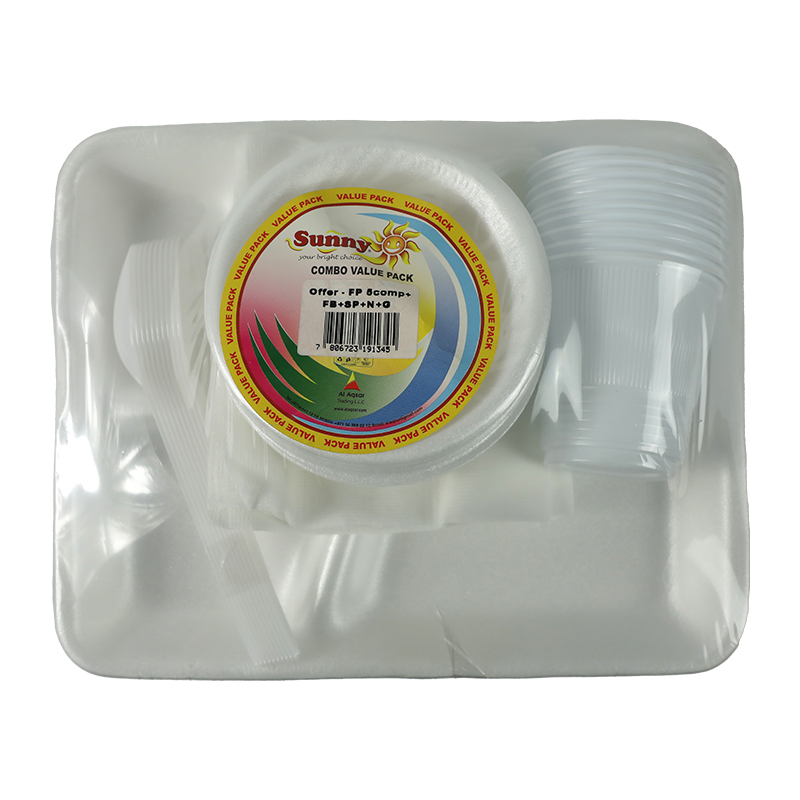 SUNNY COMBO PACK COMPT 10S+BOWL+SPOON+NAPKIN+GLS