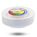 [0100025236] FOAM PLATES PLAIN 9" 25S