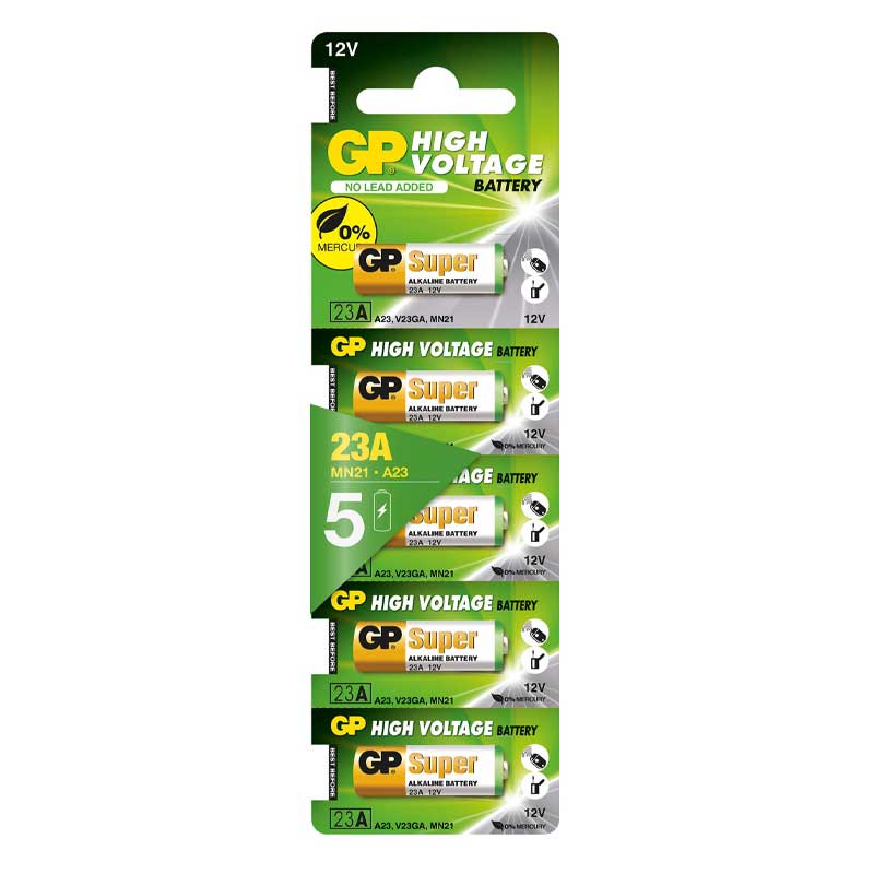 GP ALKALINE HIGH VOLTAGE 23A 12V