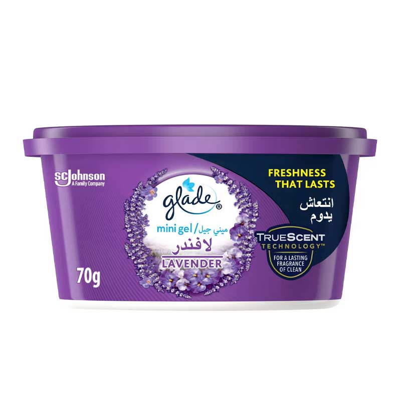 GLADE MINI GEL LAVENDER 70GM