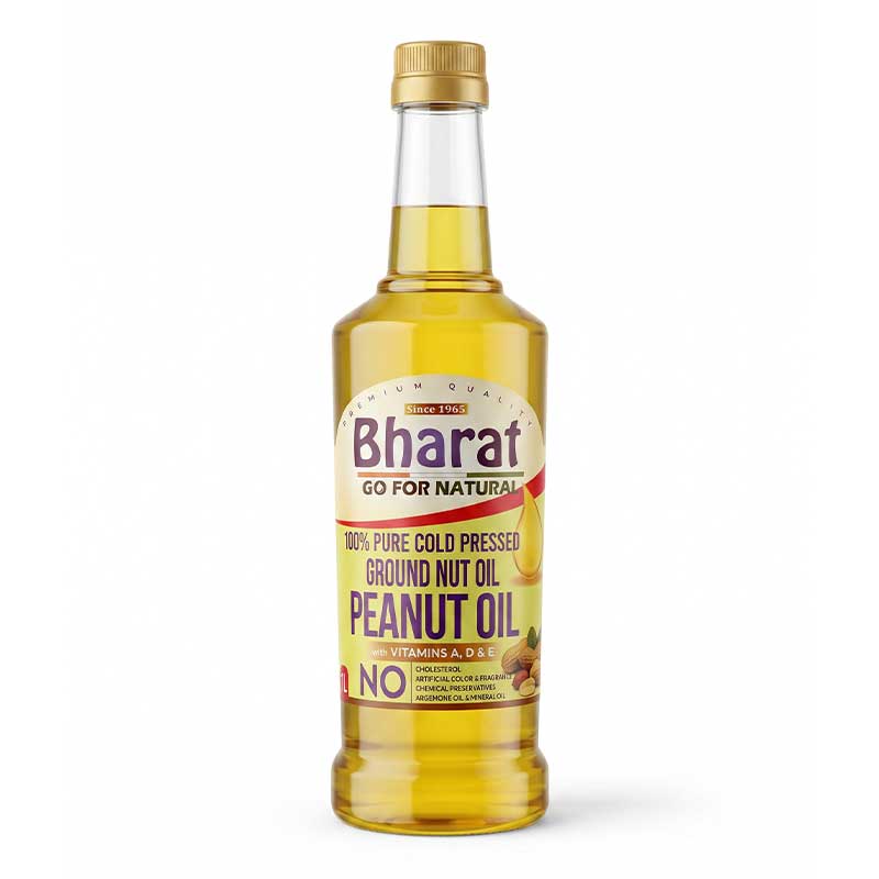 BHARAT C P  GROUNDNUT OIL 1LTR