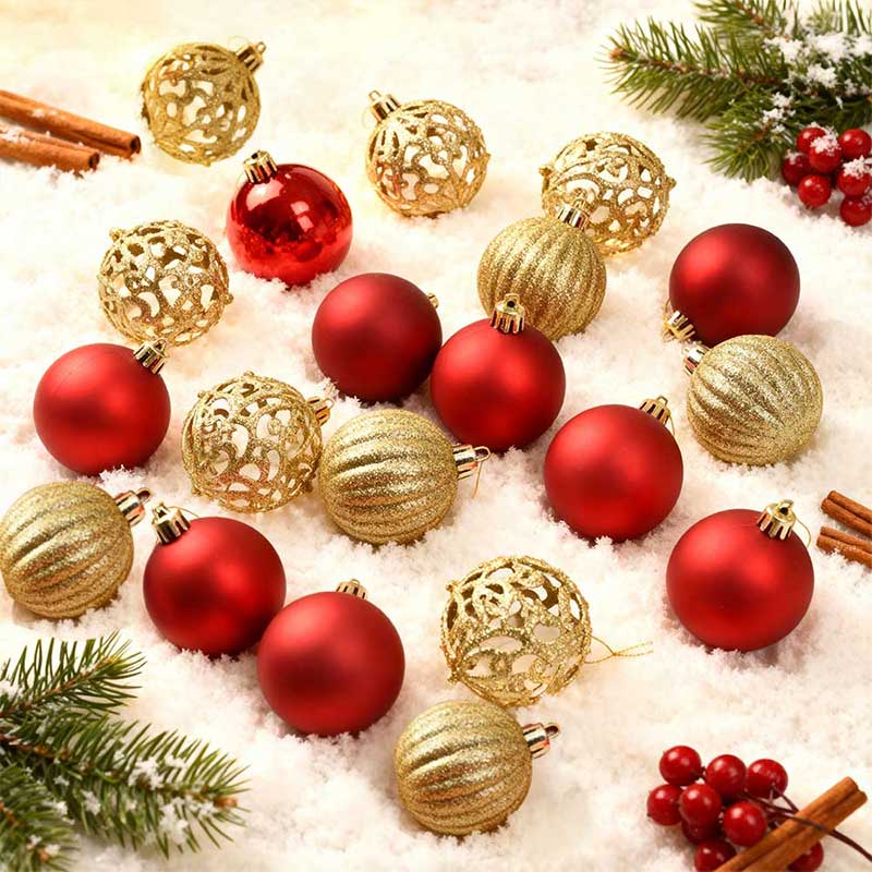 CHRISTMAS BALLS 20X6CM