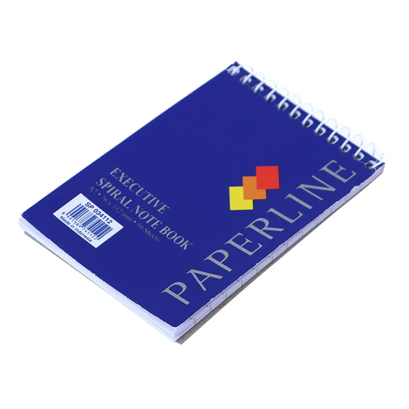 PAPERLINE SPIRAL N/BOOK 50SHEETS