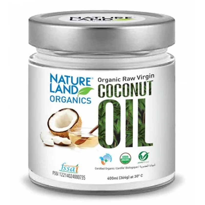 NATURE LAND COCONUT OIL 400ML