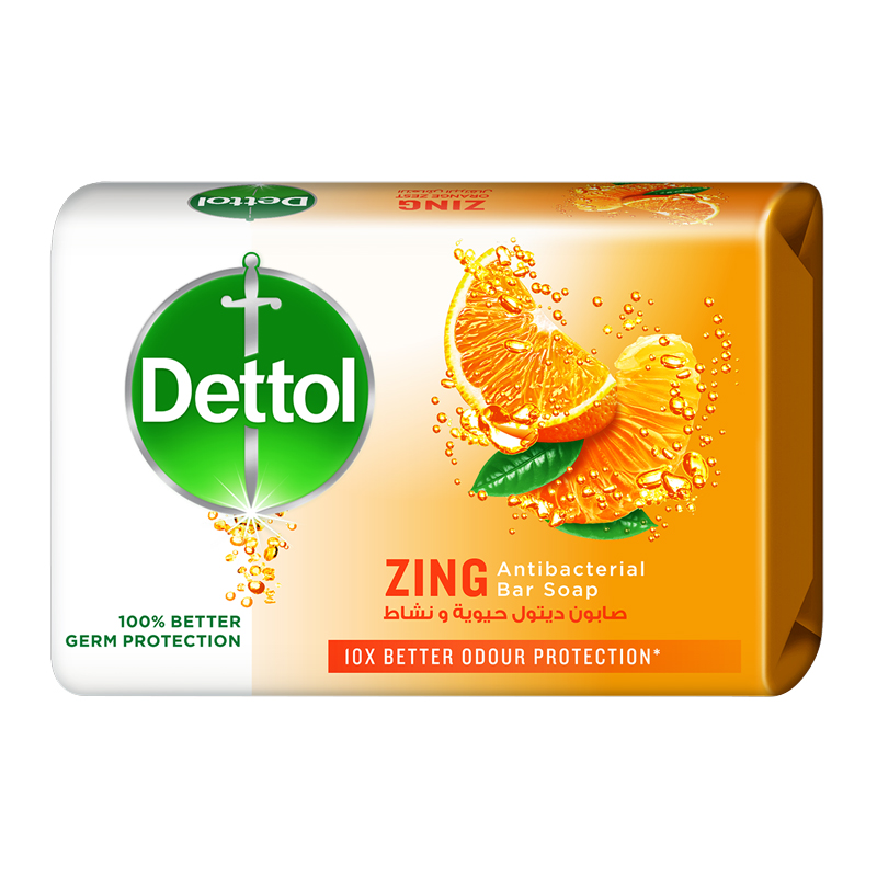 DETTOL ZING BATH SOAP 165GM