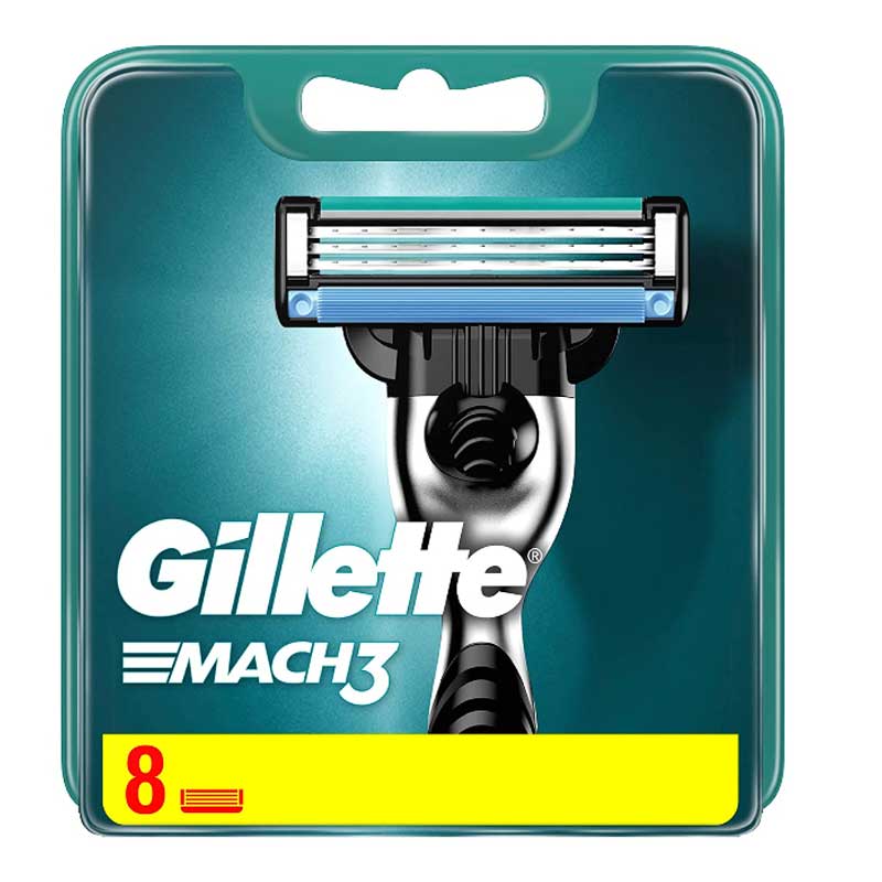 GILLETTE MACH3 BLADES 8S