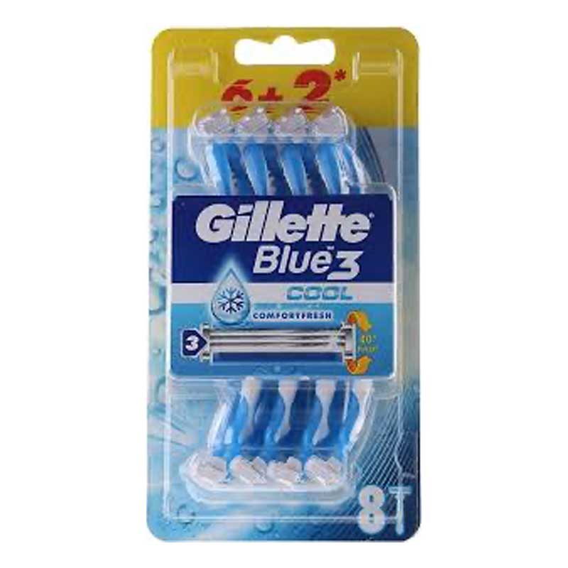 GILLETTE BLUE3 6+2 COOL RZR