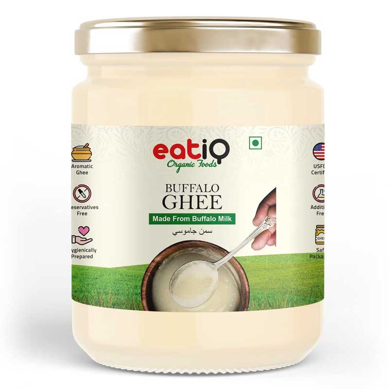 EATIQ ORGANIC DESI BUFFALO GHEE 500ML