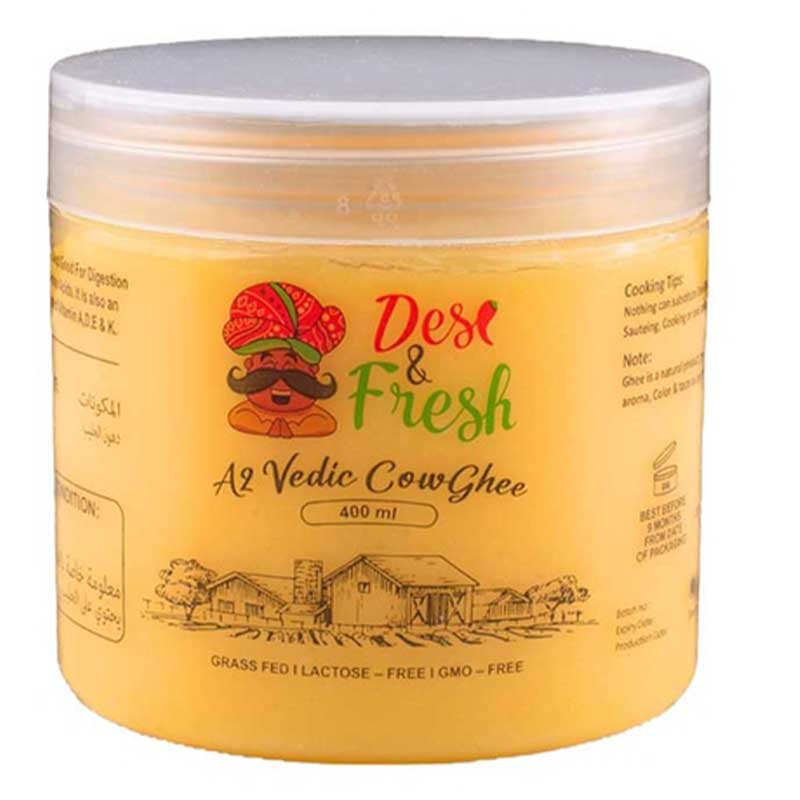 DESI FRESH A2 VEDIC COW GHEE 400ML