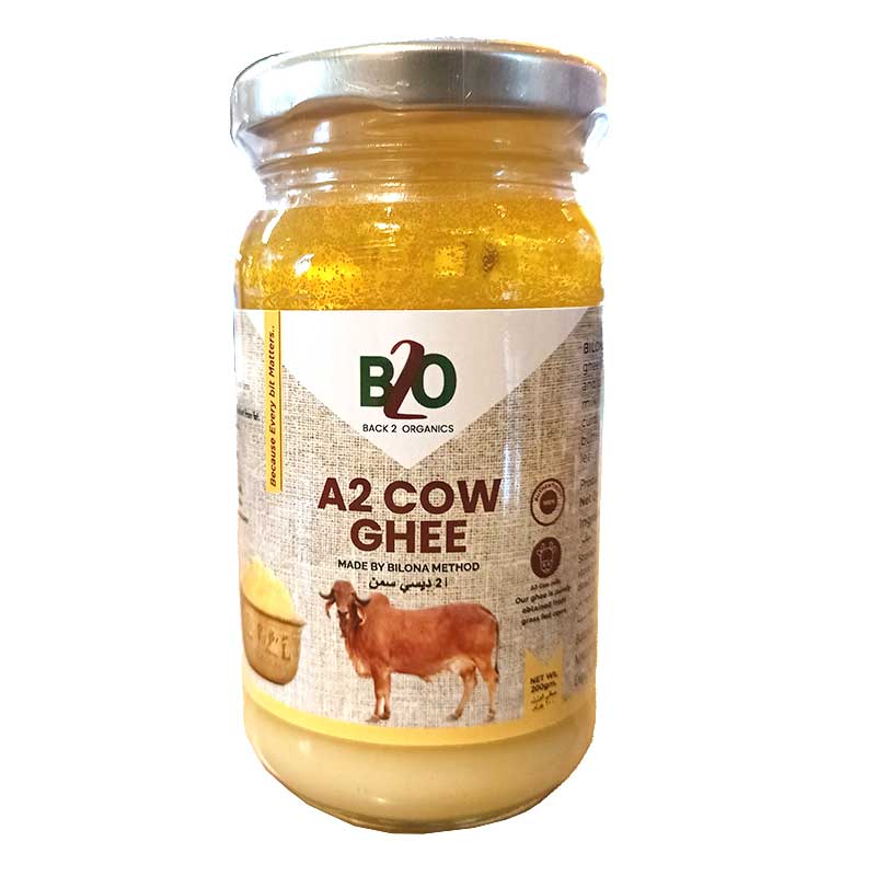 BACK 2 ORGANICS A2 COW GHEE 200ML