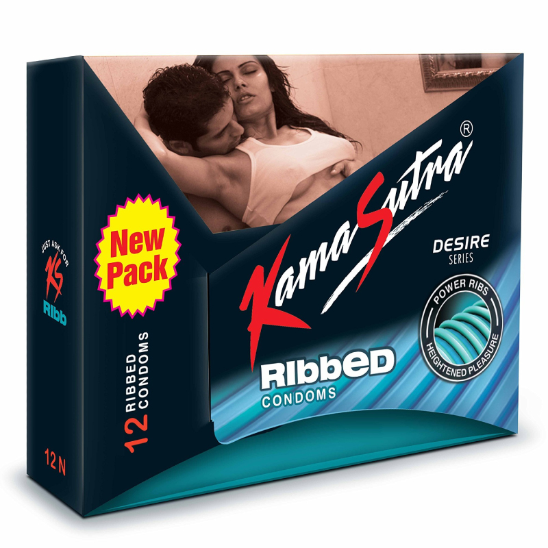 KS CONDOM RIBBED 12S