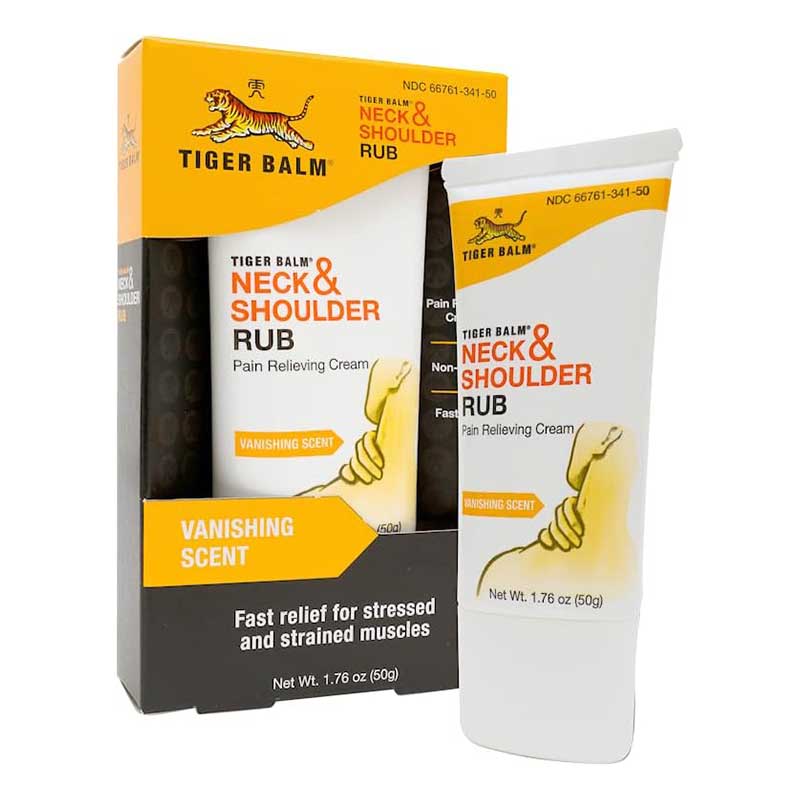 TIGER BALM NECK &amp;SHLDR RUB 50GM