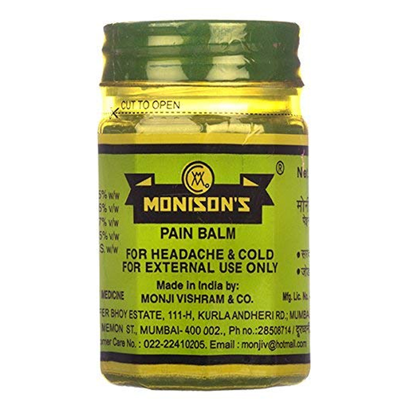 MONISONS PAIN BALM 10GM