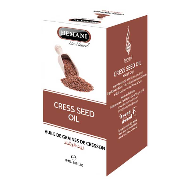 HEMANI OIL NAT CRESS SEED 30ML