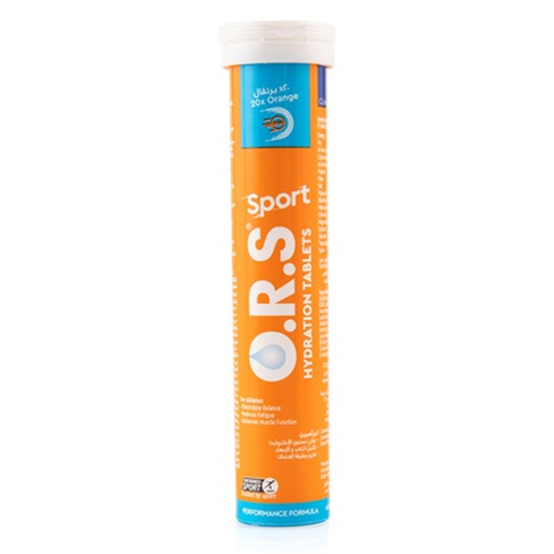 ORS SPORT HYDRATION TABS ORANGE  20S