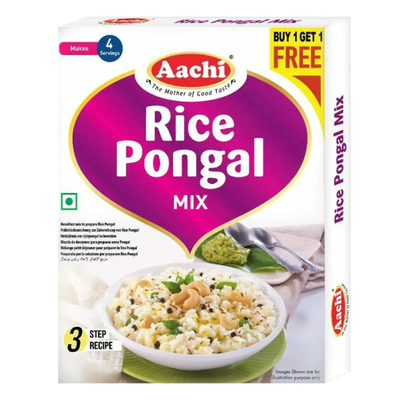 AACHI RICE PONGAL B1G1 180GM