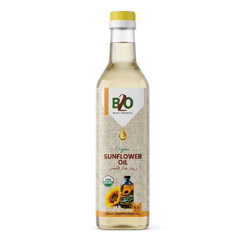 BACK 2 ORGANICS SUNFLOWER OIL 1LTR