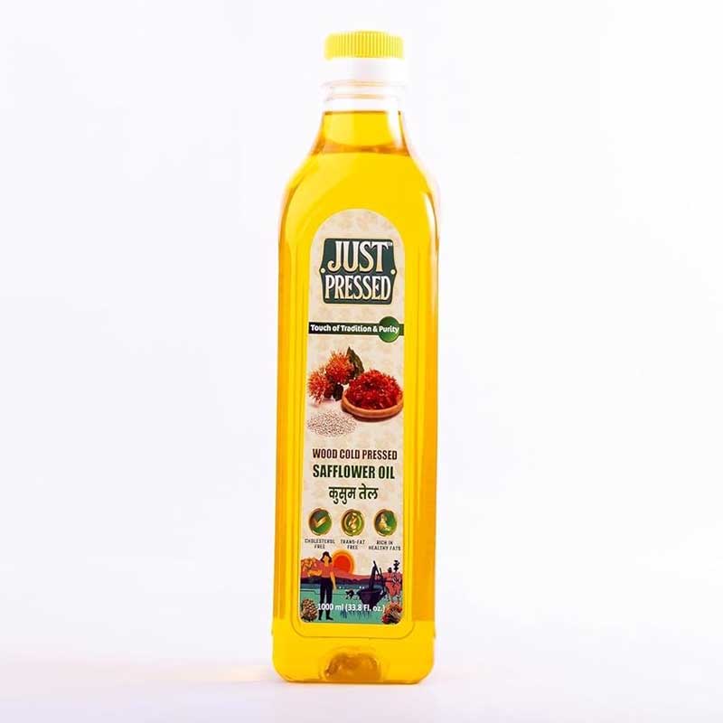 JUST PRESSED SAFFLOWER OIL 1LTR
