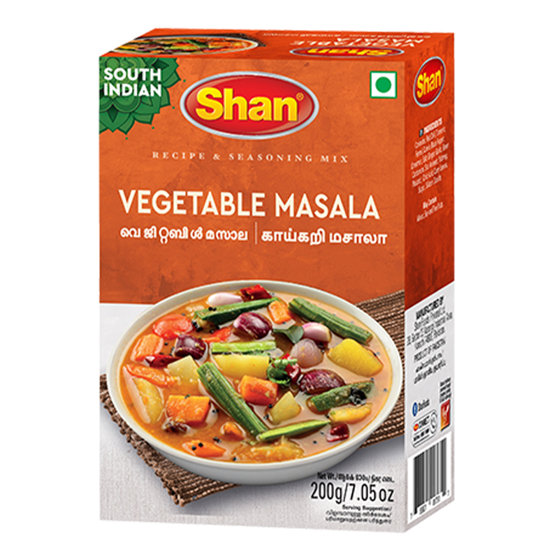 SHAN VEG MASALA SOUTH IND 200 GM